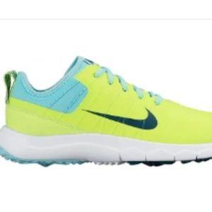 Nike Ladies FI Impact 2 Golf Shoes Volt/Teal